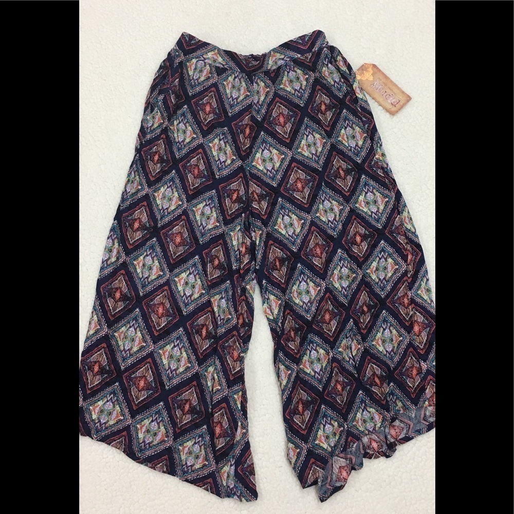 Mudd juniors cropped wide leg‎ pant
